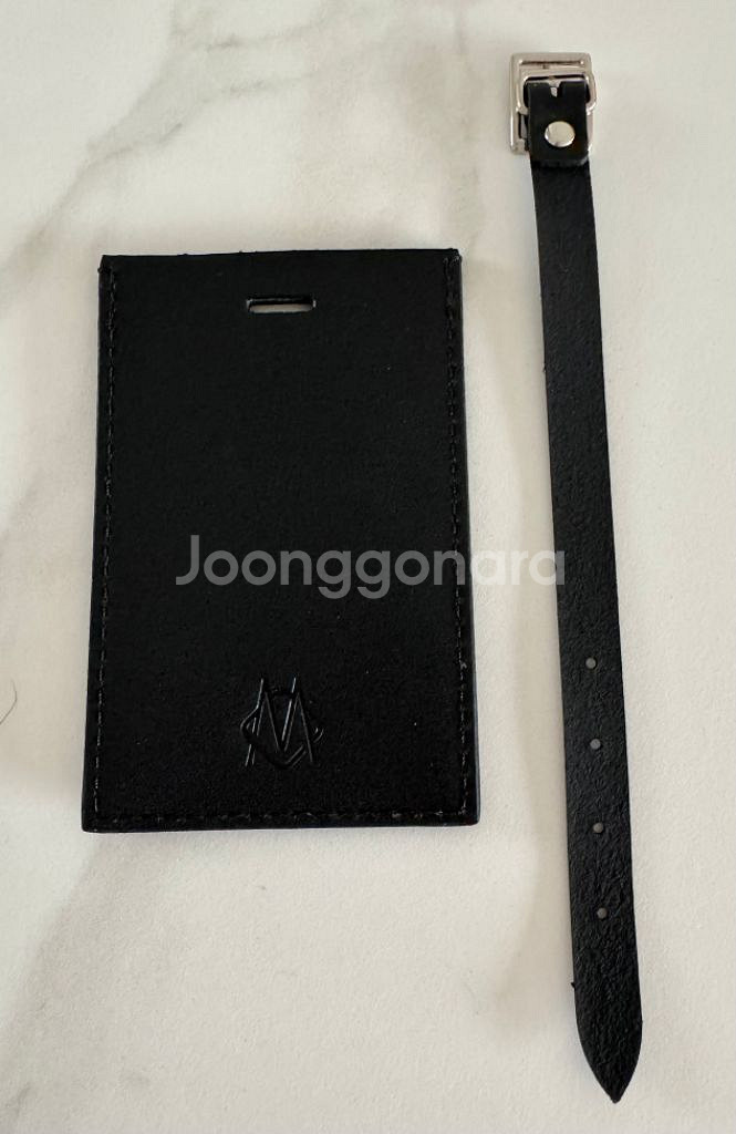 리모와 러기지 태그 네임택 새상품 가죽 블랙--1