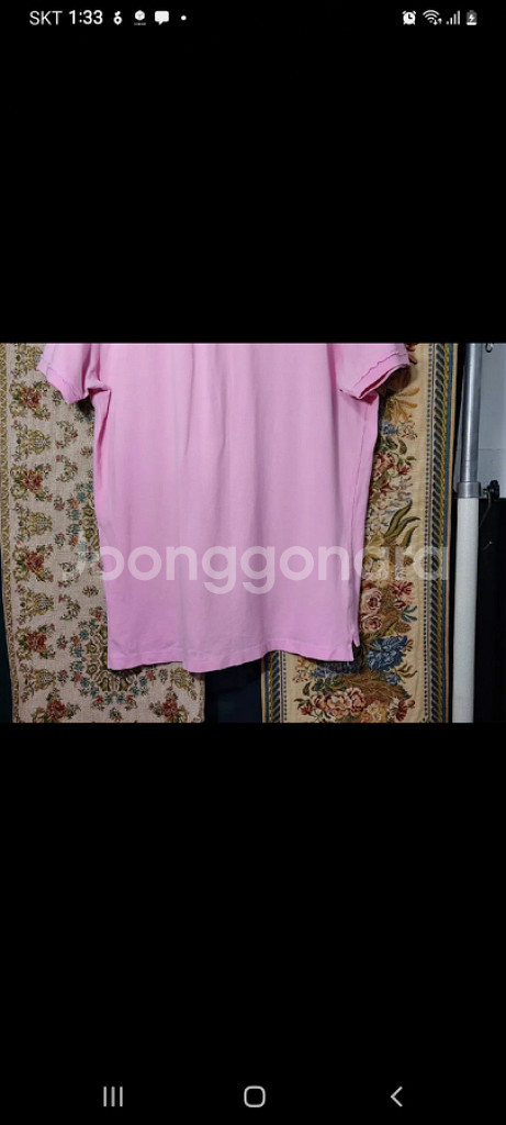 100 디젤 빈티지 카라넥 티셔츠--4