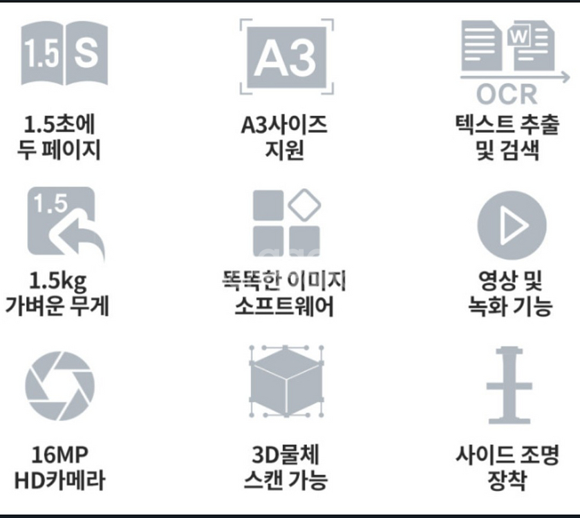 CZUR ET16 Plus 비파괴식 북스캐너, 시저코리--2