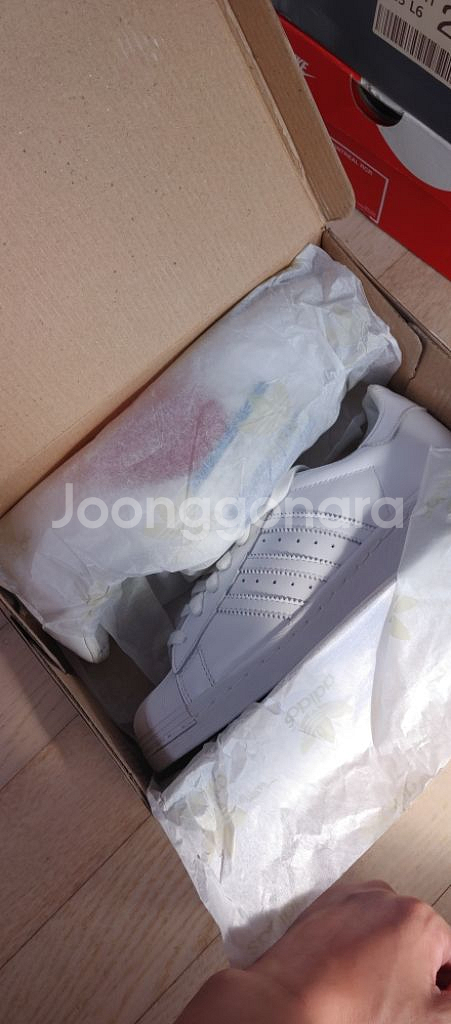 (새상품) 아디다스 슈퍼스타 하트 (240mm) 새상--0