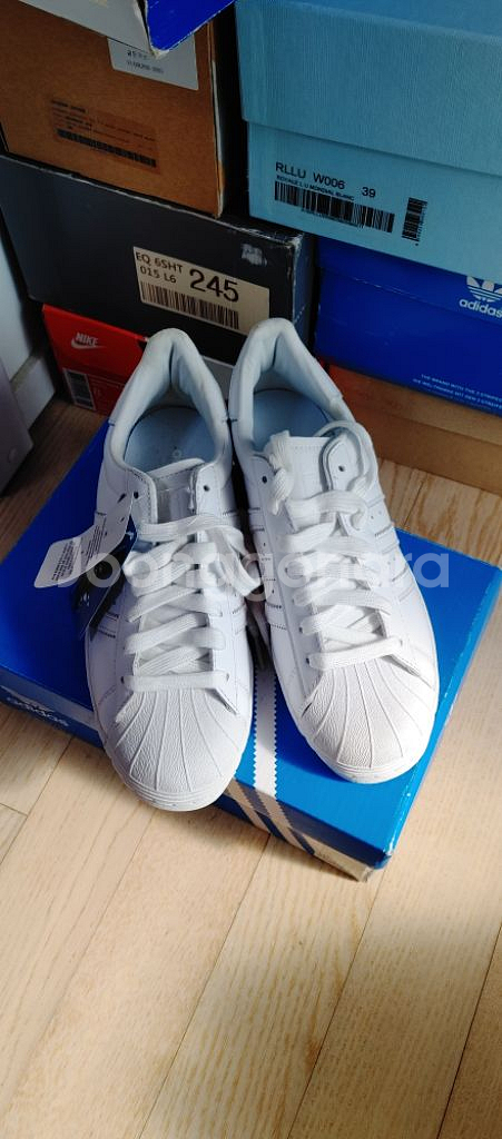 (새상품) 아디다스 슈퍼스타 하트 (240mm) 새상--5