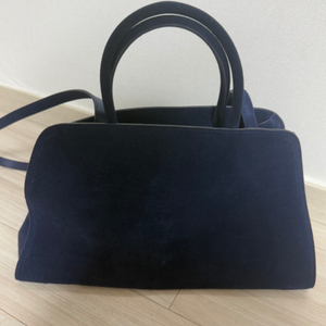 포유온 스웨이드 블루 가방 agnes belt bag