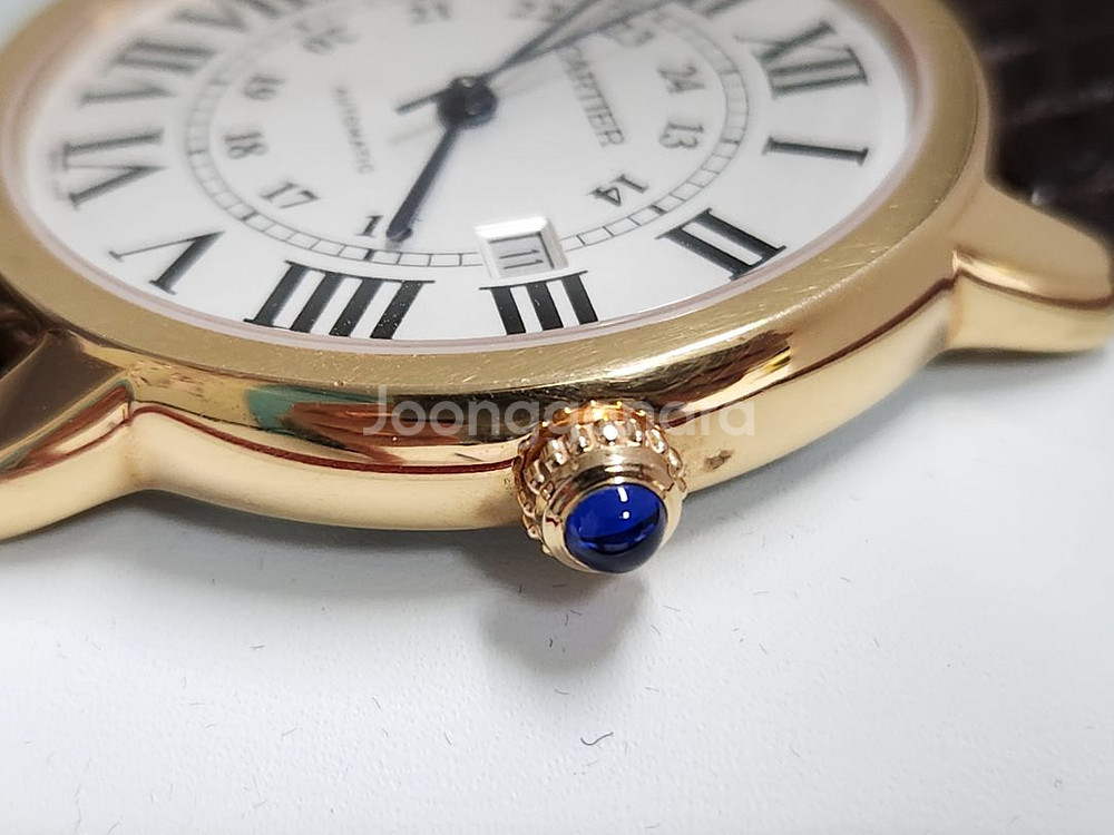 까르띠에 롱드솔로 18k금통 42mm W6701009--2