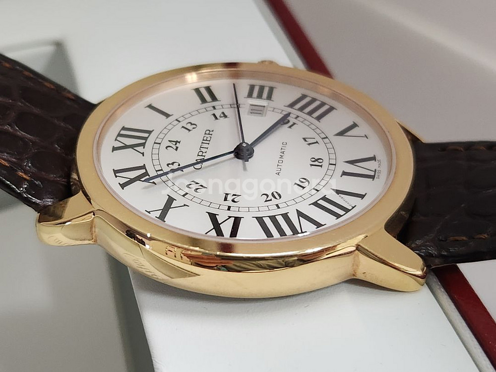 까르띠에 롱드솔로 18k금통 42mm W6701009--3