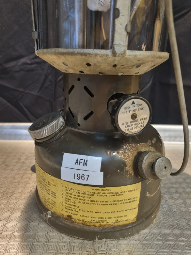 미군용 AGM 1967년 생산 렌턴 이미지