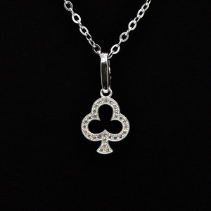 까르띠에 28포인트 천연 다이아몬드 클로버 펜던트