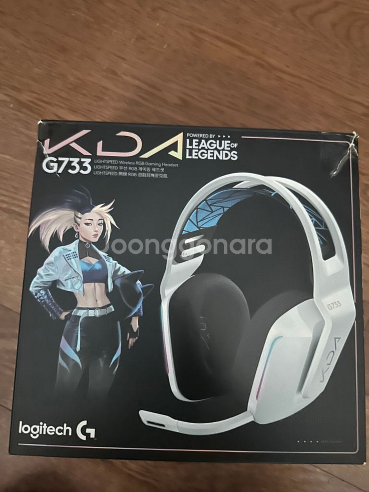 로지텍 G733 KDA 무선 헤드셋--0