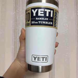 YETI 20oz 텀블러 화이트 (예티 텀블러) 새상품
