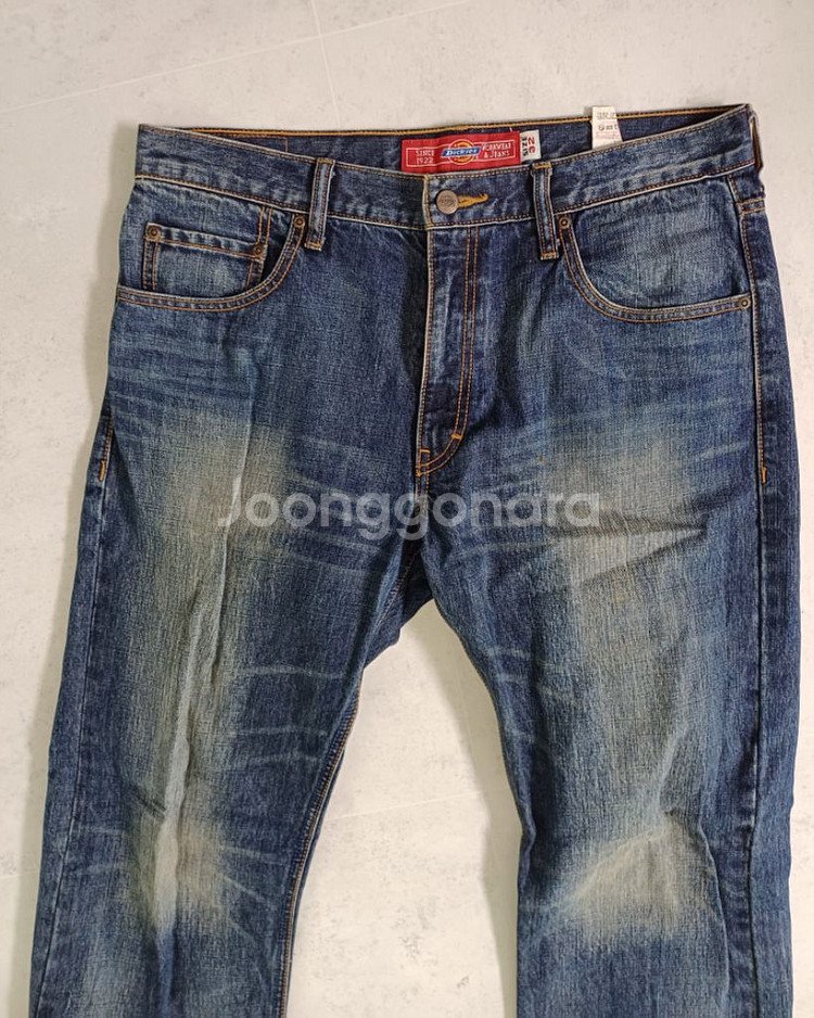 남성 디키즈 통일자핏 데님청바지 (34)--3