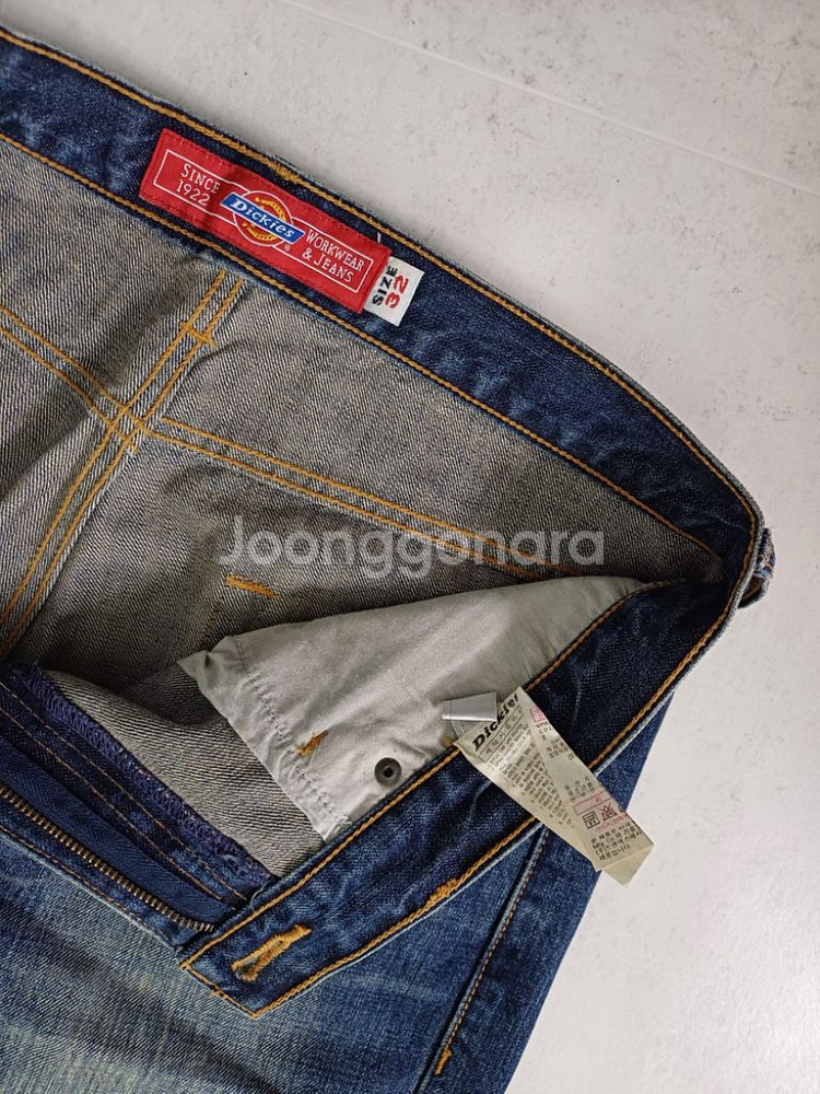 남성 디키즈 통일자핏 데님청바지 (34)--5