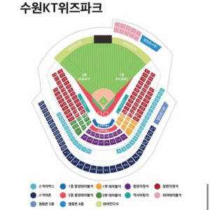 3/22 한화 vs kt 3루120블럭 응원석2연석양도