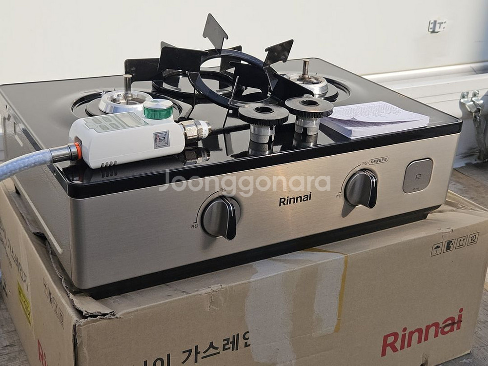 린나이 자동불꽃조절 2구(도시가스)(가스차단기별도)--1