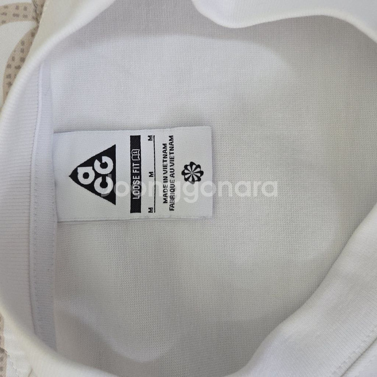 나이키 NRG ACG 로고 자수 저지 티셔츠 m사이즈(--1