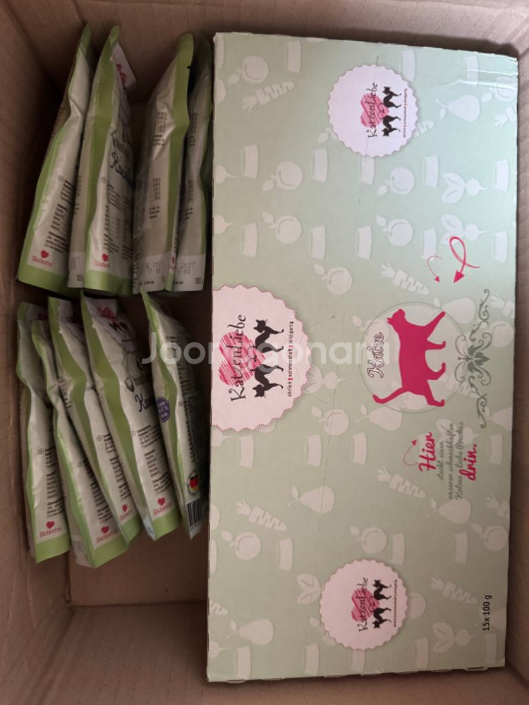 캣젠리베 저알러지 토끼&배 100g파우치 24팩--1