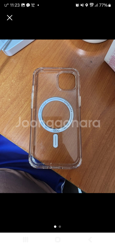 아이폰13 투명 맥세이프 케이스 판매합니다--1