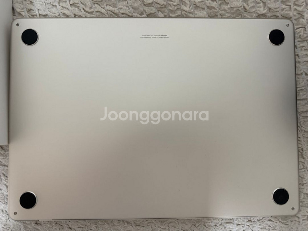 맥북에어 M3 15인치 16램 256기가 배터리100%--1