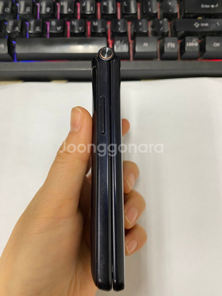 KT 갤럭시폴더2 블랙 20년개통 32GB 효도폰학생폰--5
