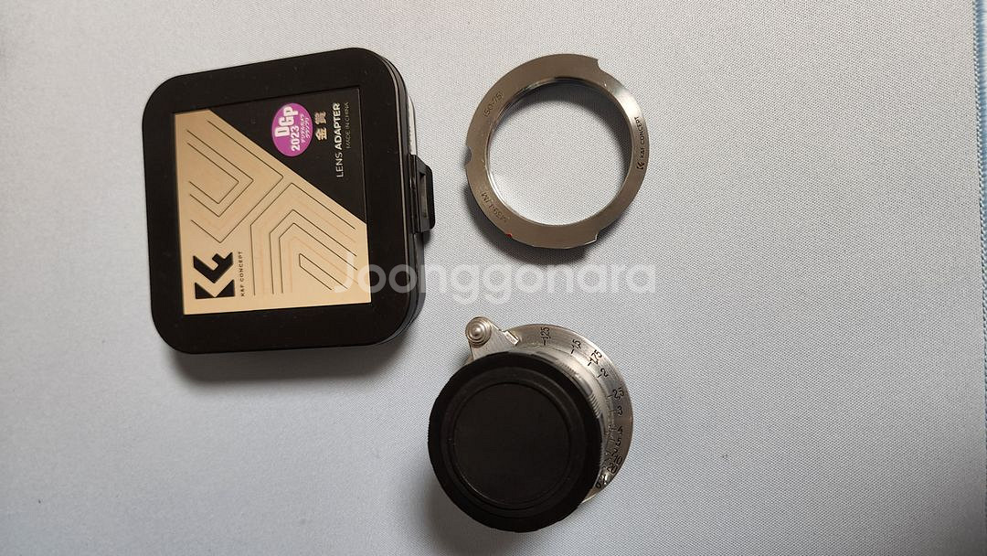 인더스타 10 렌즈 + m마운트 어댑터 팝니다.--5