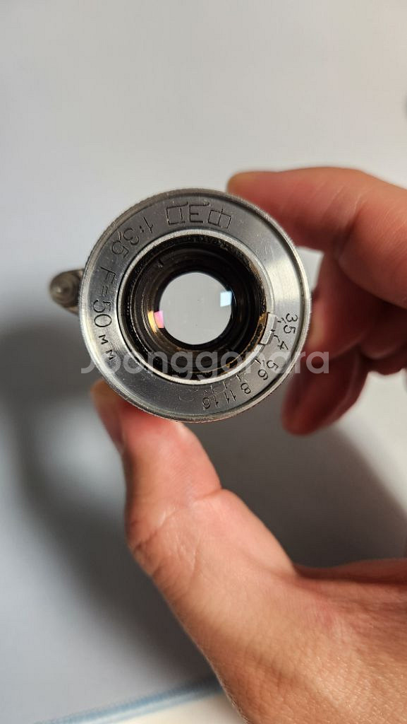 인더스타 10 렌즈 + m마운트 어댑터 팝니다.--3