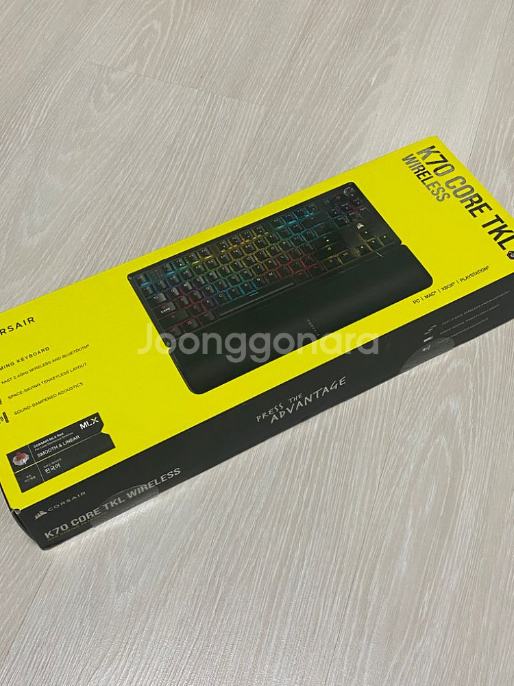 커세어 K70 RGB Core TKL 무선 (최상급)--1