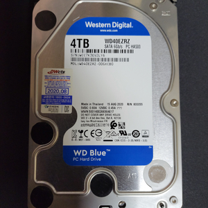 컴퓨터 저장장치 3.5인치 WD BLUE 4TB