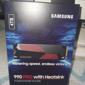 삼성 M.2 SSD 4TB 990 PRO 미개봉 ps5