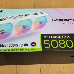 rtx 5080 미라클 white