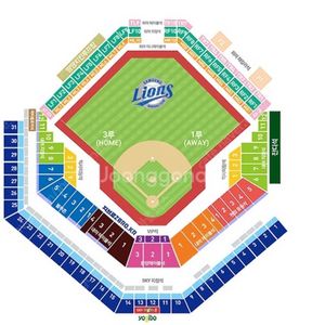 3/23 키움 vs 삼성 원정응원석 3구역 통로 2연석