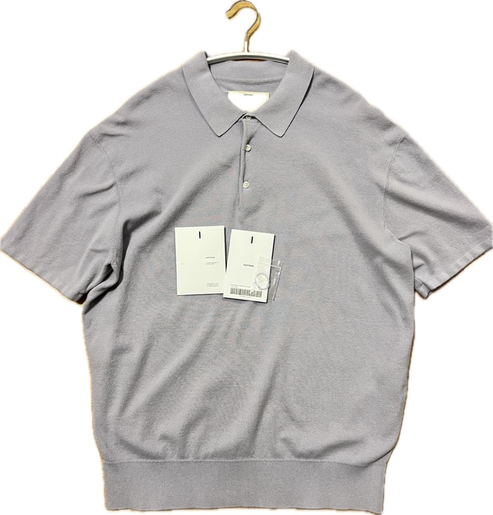 [포터리] short sleeve polo knit