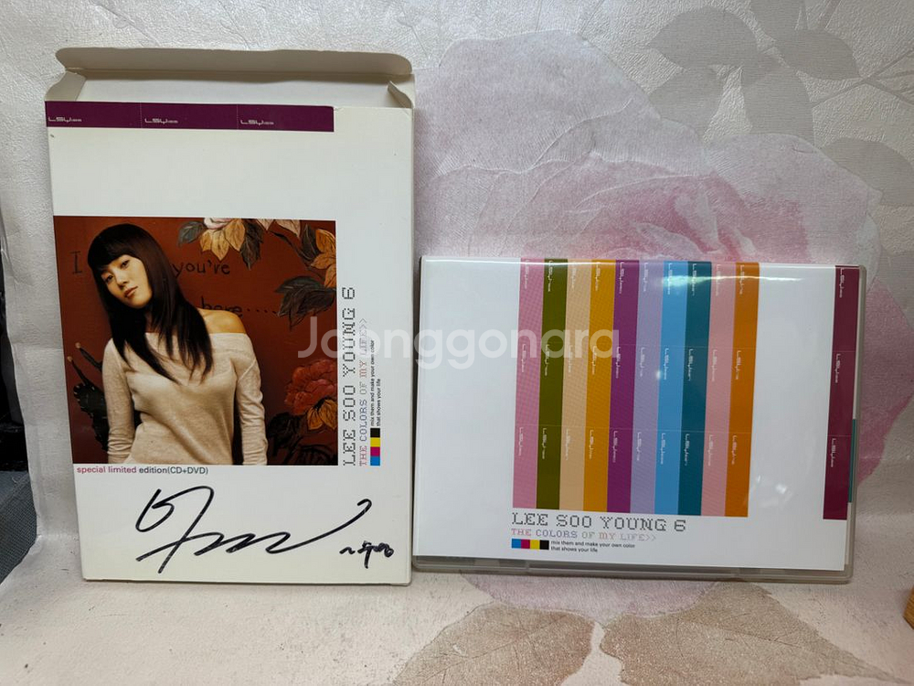 이수영 싸인앨범.2disc,THE COLORS OF M--0