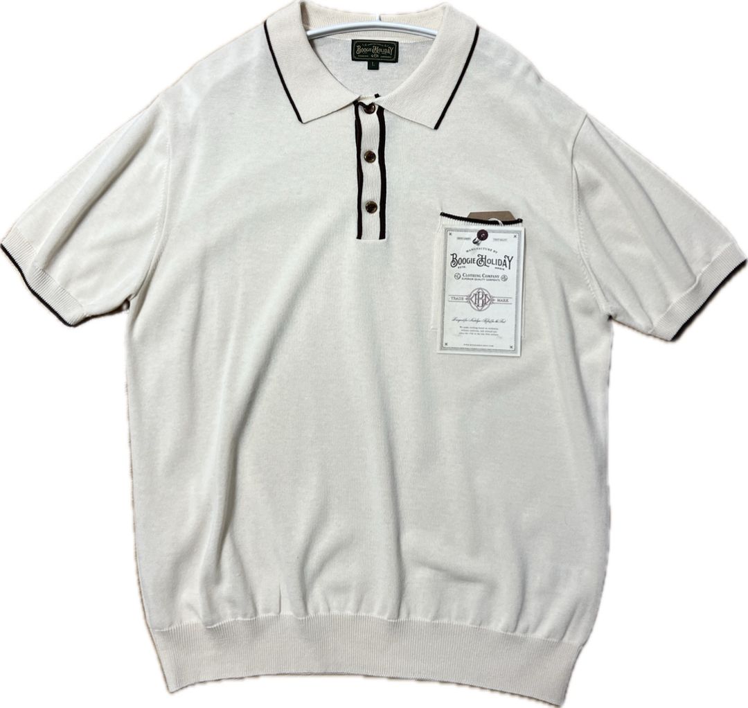 [부기홀리데이] Tipped polo shirt