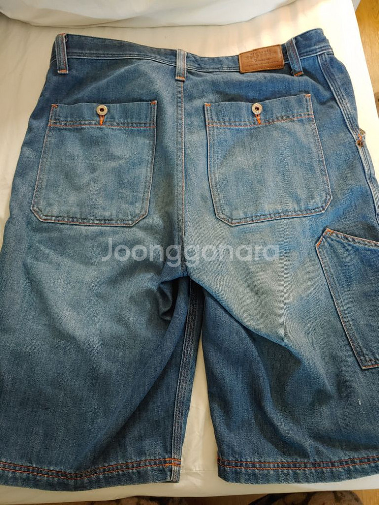 힐피거 레드라벨 빈티지 데님 청반바지--3