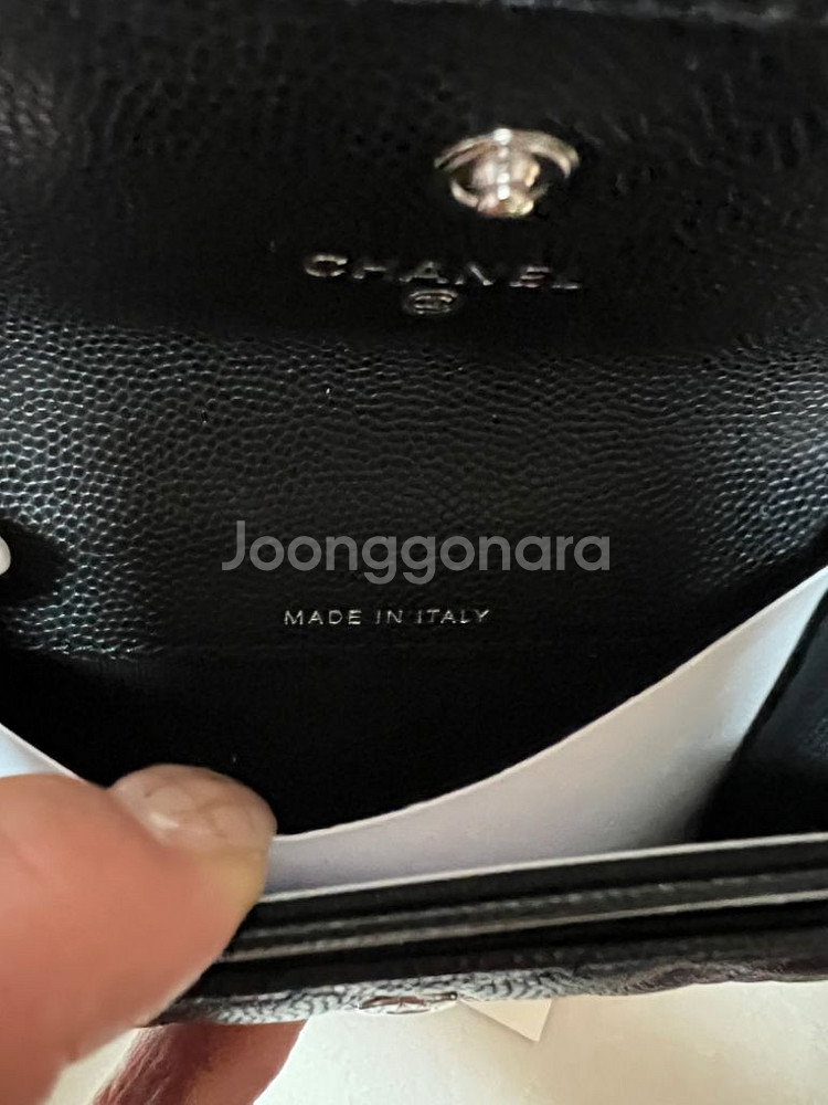 샤넬 보이 플랩 카드지갑--8