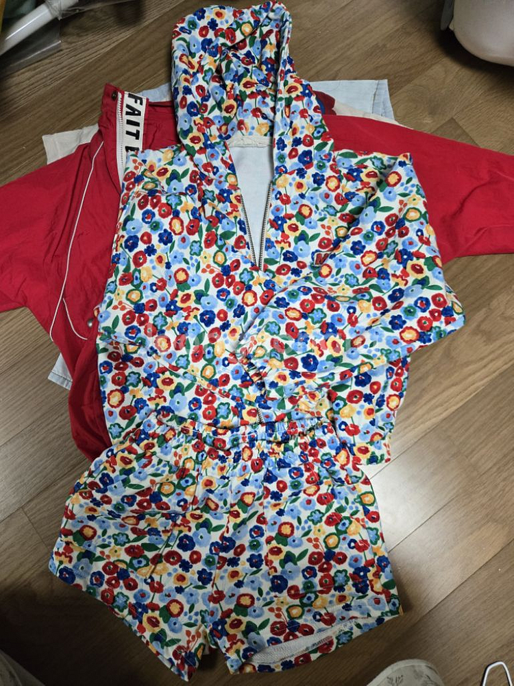 (가격내림)리미떼두두 플라워 집업 세트 m--1