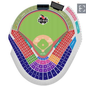 3/23 한화 vs kt 1루스카이존 407구역 2연석