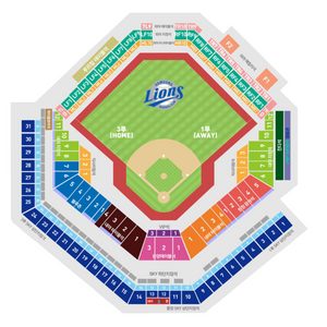 3/22 개막전 삼성라이온즈 3루 스카이 2연석