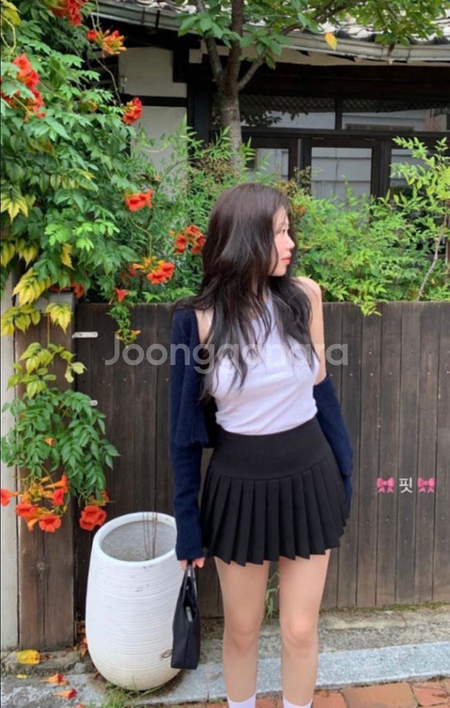 예슬마켓 온트 리브 플리츠 스커트--0