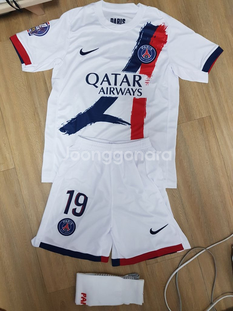 24-25시즌 PSG 이강인 축구유니폼 상하의세트 판매--4