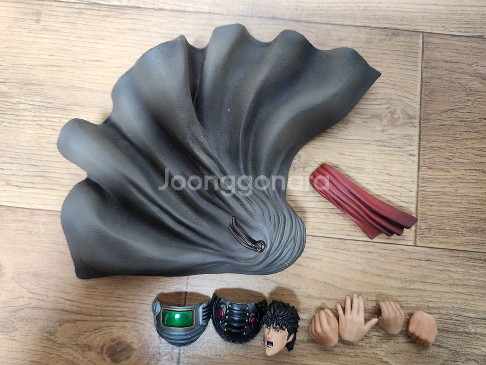 북두의권 켄시로+흑왕호 피규어--7