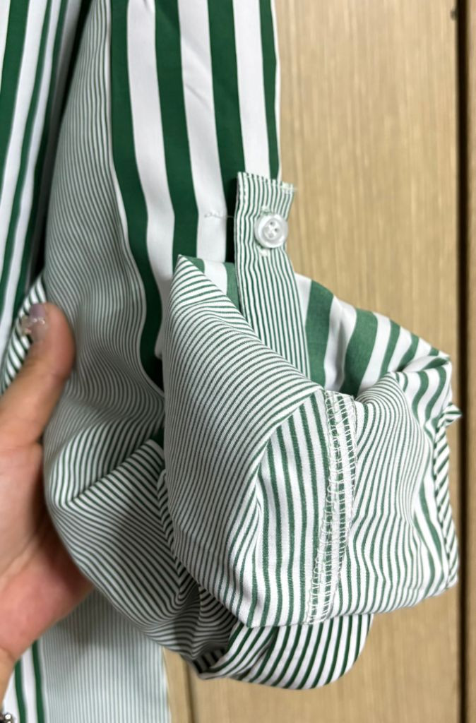 세로줄 셔츠남방 이미지