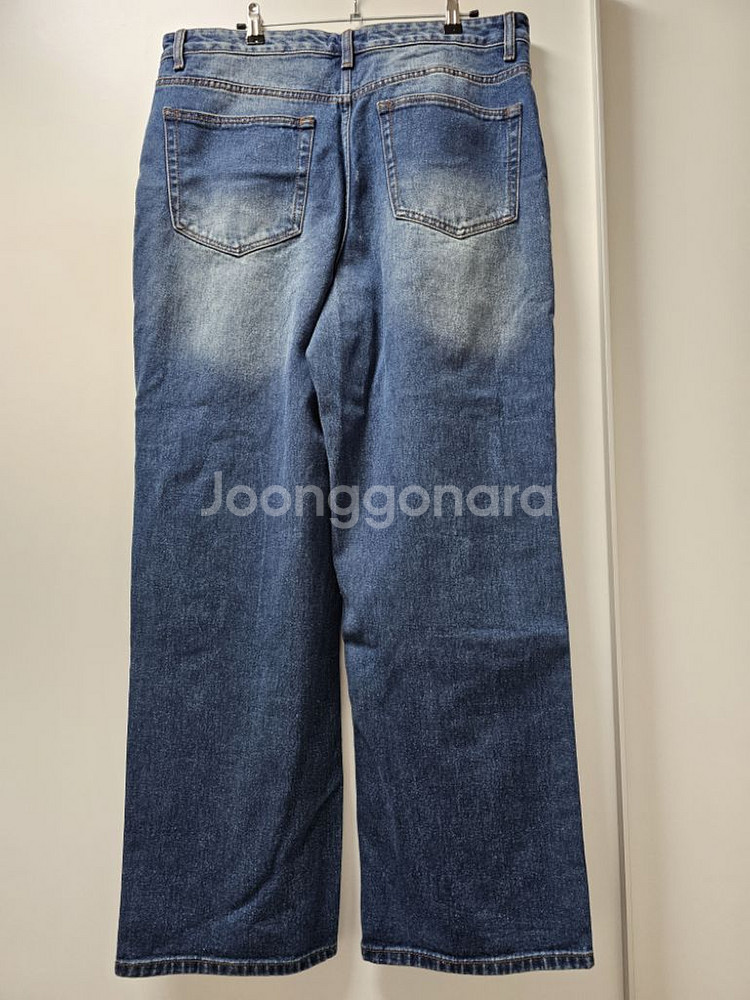 무신사 스탠다드 무탠다드 남자 와이드 청바지 미디엄 인--1