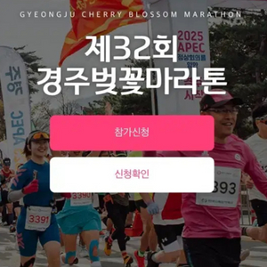 경주벚꽃마라톤 5K 양도합니다