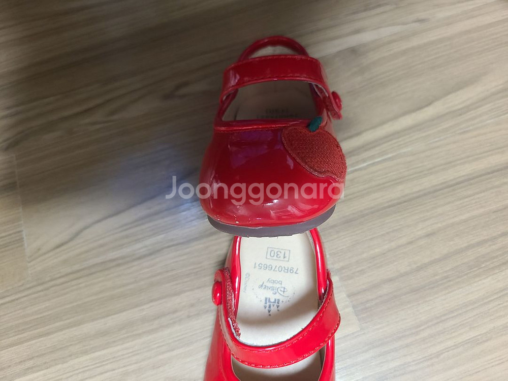 아가방 디즈니 베이비 아기 유아 사과 구두 130mm--3
