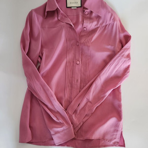 구찌 정품 실크 블라우스