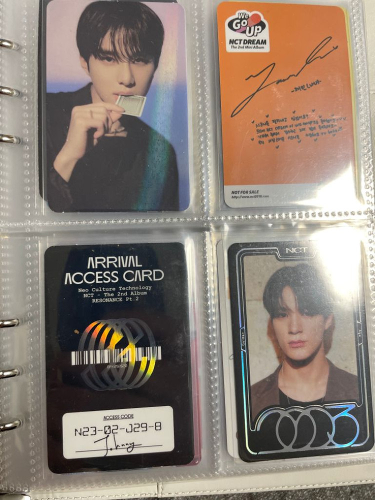 NCT 포토카드 바인더 모음 #1--3