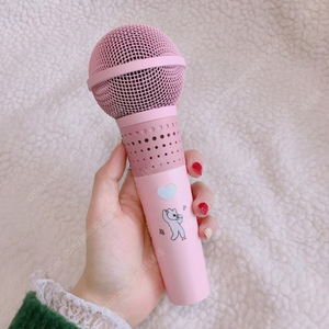 (단종한정템) 배스킨라빈스x오버액션토끼 노래방마이크
