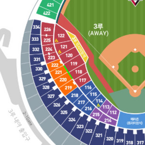 [구매] 3/22 LG 롯데 3루 내야 2연석