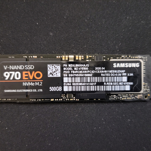 삼성 NVME M.2 SSD 970 EVO 500GB