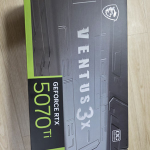 RTX5070TI 벤투스 OC 미개봉 판매