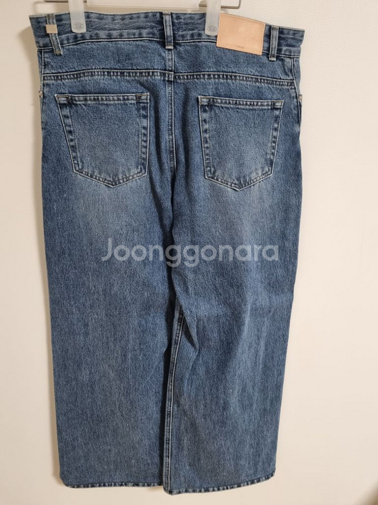 정품 한섬 시스템옴므 와이드핏 데님 팬츠 청바지 34--4